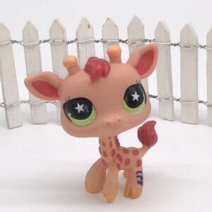 GIRAFFE #943 - Authentic Littlest Pet Shop - Hasbro LPS
